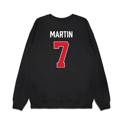 Texas Tech - NCAA Women's Basketball : Kalysta Martin - Vintage Basketball Premium Crewneck Sweatshirt-1