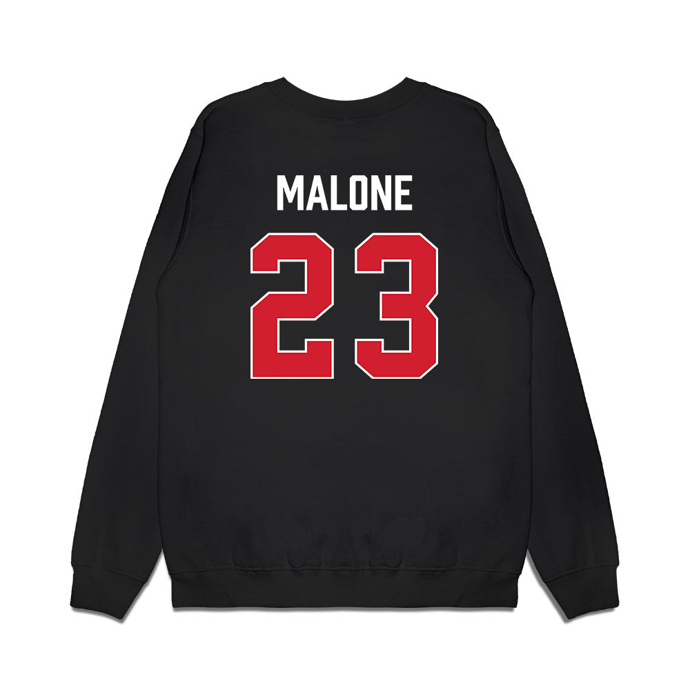 Texas Tech - NCAA Women's Basketball : Jada Malone - Vintage Basketball Premium Crewneck Sweatshirt-1