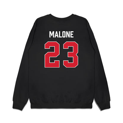 Texas Tech - NCAA Women's Basketball : Jada Malone - Vintage Basketball Premium Crewneck Sweatshirt-1
