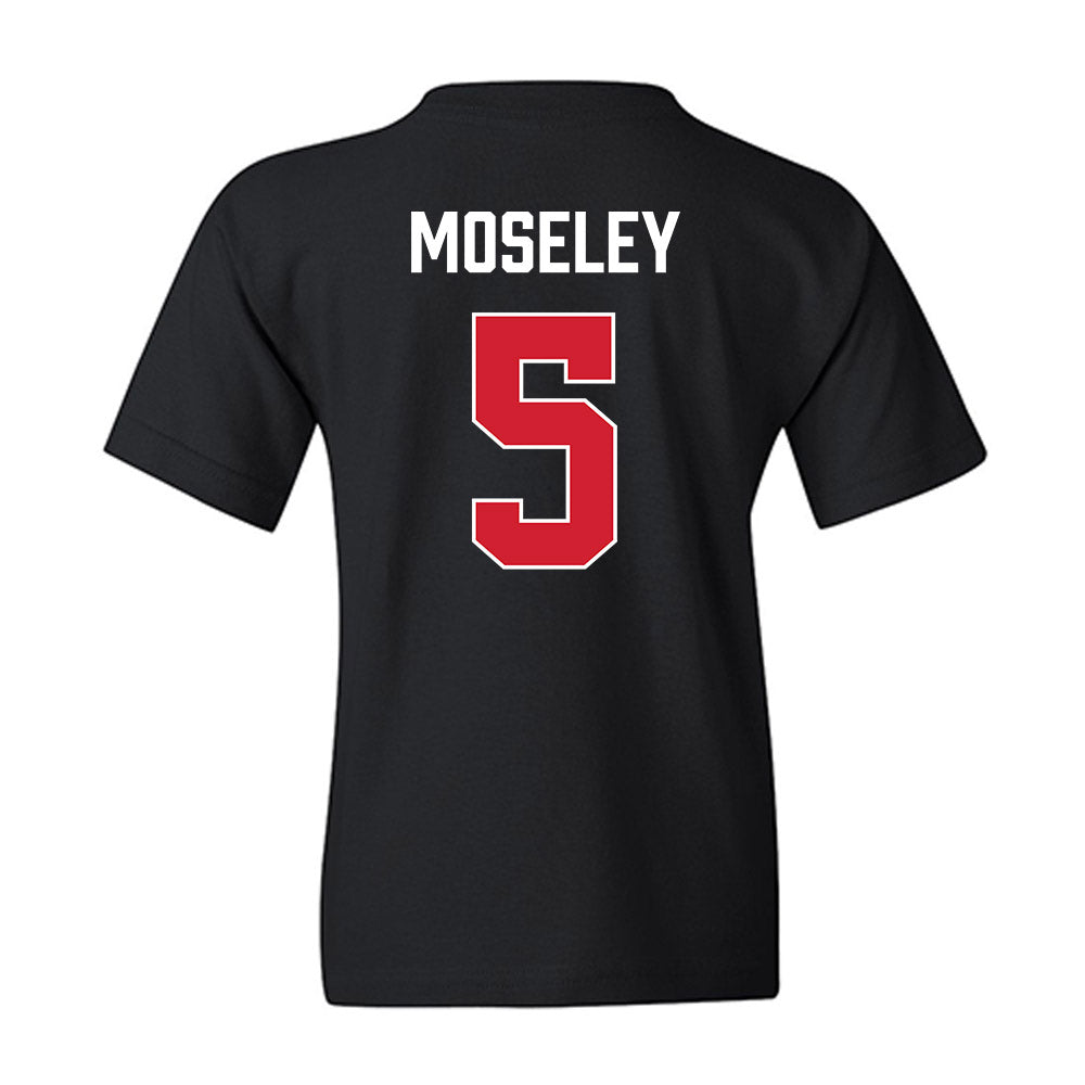 Texas Tech - NCAA Men's Basketball : Josiah Moseley - Vintage Basketball Youth T-Shirt-1