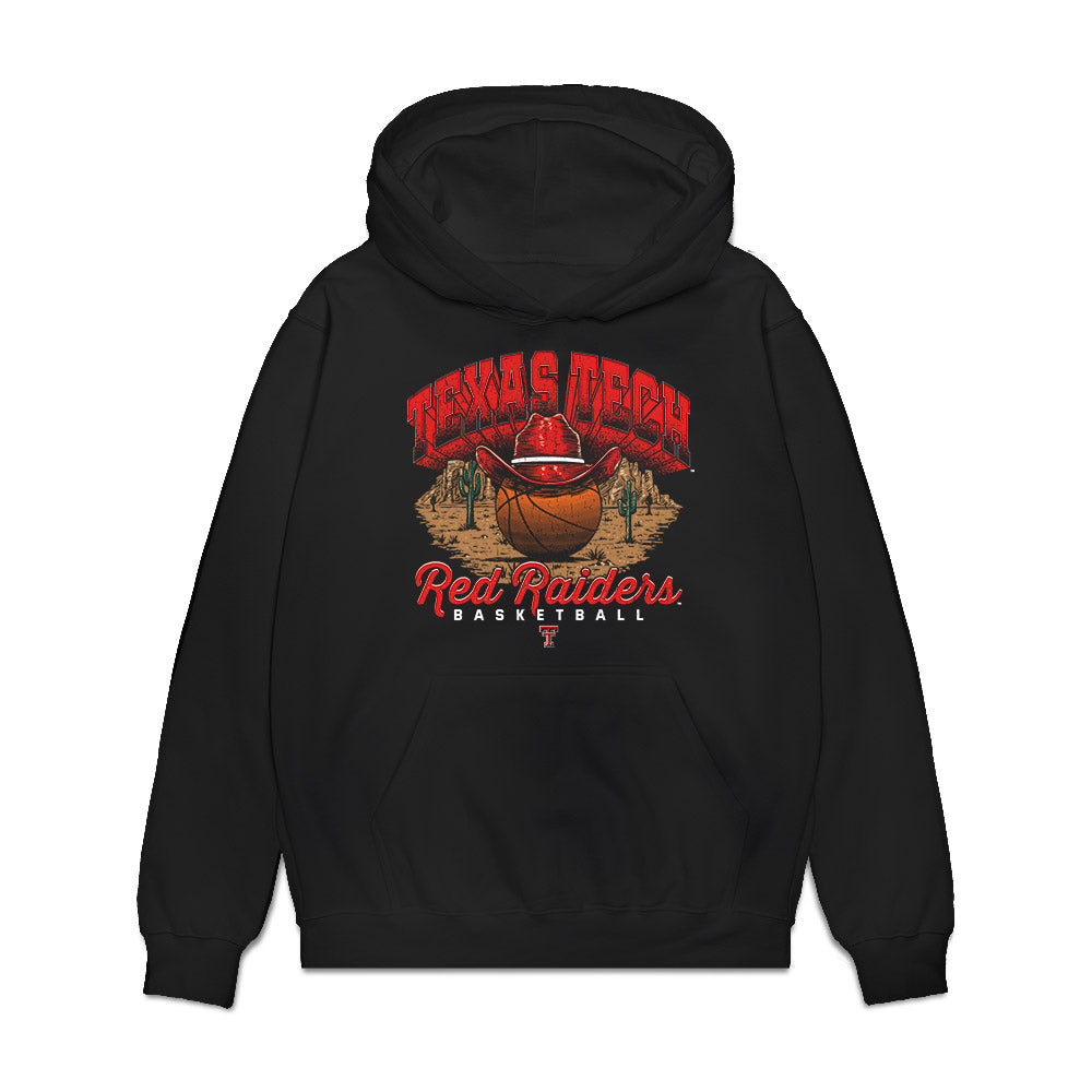 Texas Tech - NCAA Women's Basketball : Kilah Freelon - Vintage Basketball Premium Hooded Sweatshirt-0