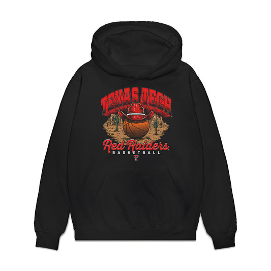 Texas Tech - NCAA Women's Basketball : Jada Malone - Vintage Basketball Premium Hooded Sweatshirt-0