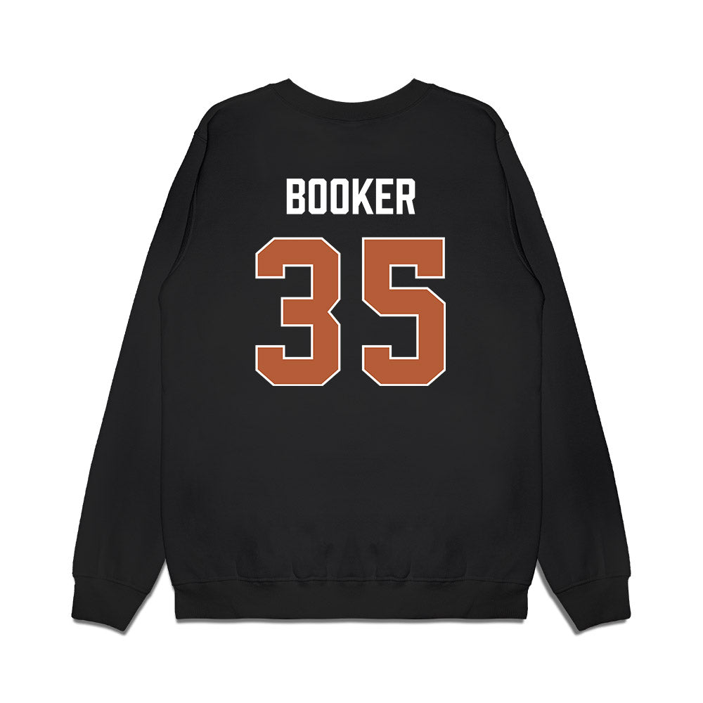 Texas - NCAA Women's Basketball : Madison Booker - Vintage Basketball Premium Crewneck Sweatshirt-1