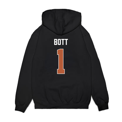 Texas - NCAA Men's Basketball : Cole Bott - Vintage Basketball Premium Hooded Sweatshirt-1