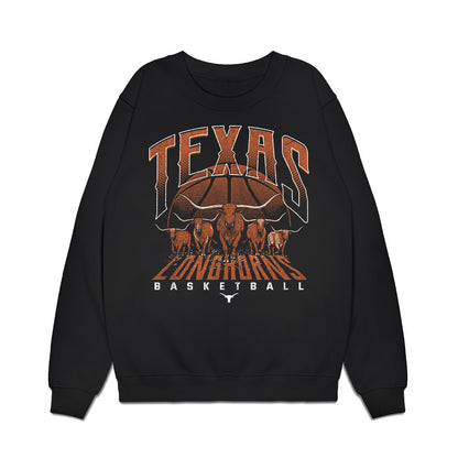 Texas - NCAA Men's Basketball : Cole Bott - Vintage Basketball Premium Crewneck Sweatshirt-0