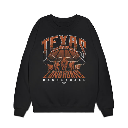 Texas - NCAA Women's Basketball : Rori Harmon - Vintage Basketball Premium Crewneck Sweatshirt-0