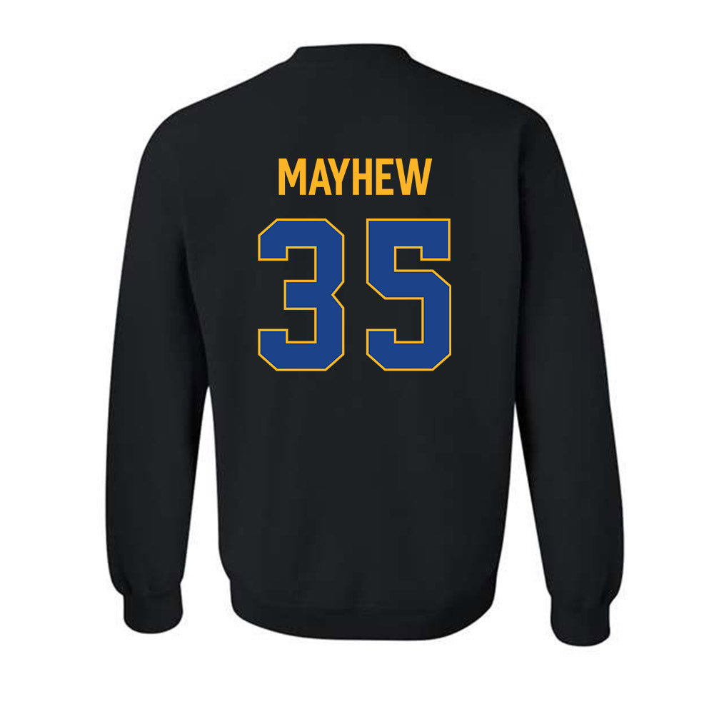 Pittsburgh - NCAA Men's Basketball : Benjamin Mayhew - Vintage Shersey Crewneck Sweatshirt-1