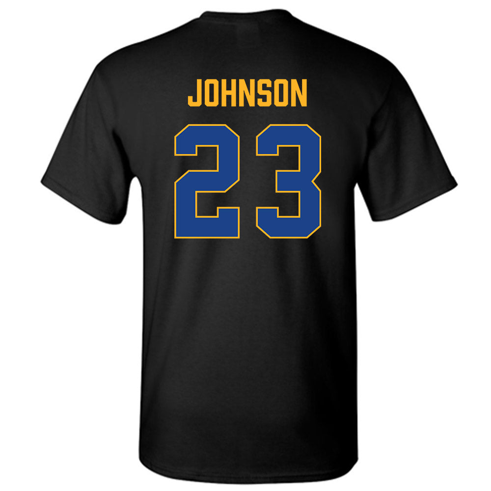 Pittsburgh - NCAA Women's Basketball : Mikayla Johnson - Vintage Shersey T-Shirt-1