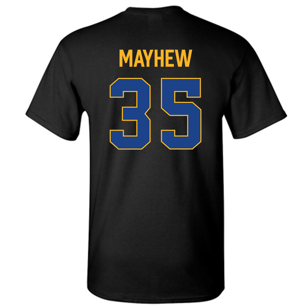 Pittsburgh - NCAA Men's Basketball : Benjamin Mayhew - Vintage Shersey T-Shirt-1