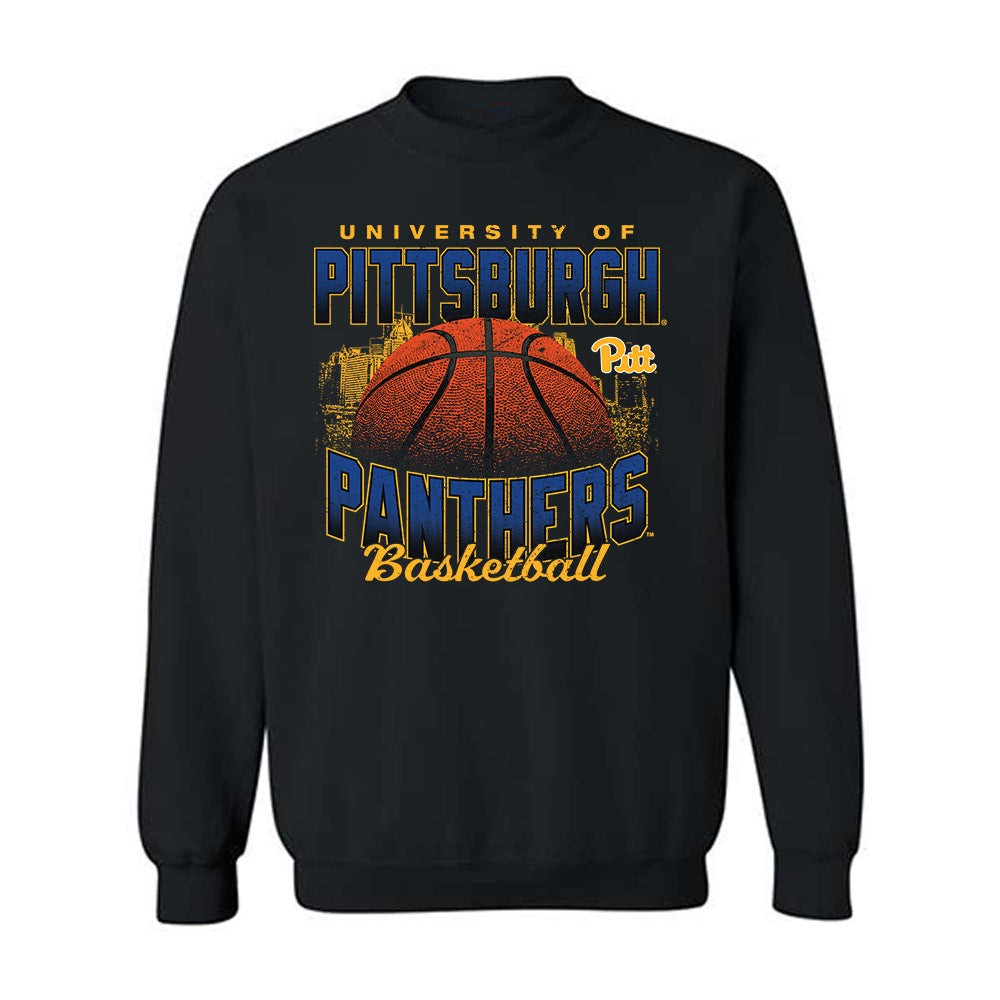 Pittsburgh - NCAA Men's Basketball : Amdy Ndiaye - Vintage Shersey Crewneck Sweatshirt-0