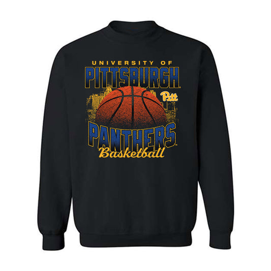 Pittsburgh - NCAA Men's Basketball : Amdy Ndiaye - Vintage Shersey Crewneck Sweatshirt-0