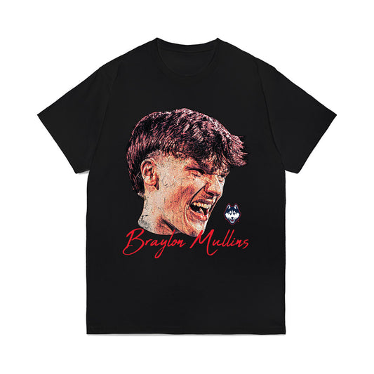 UConn - NCAA Men's Basketball : Braylon Mullins - Gameface Comfort Colors T-Shirt-0