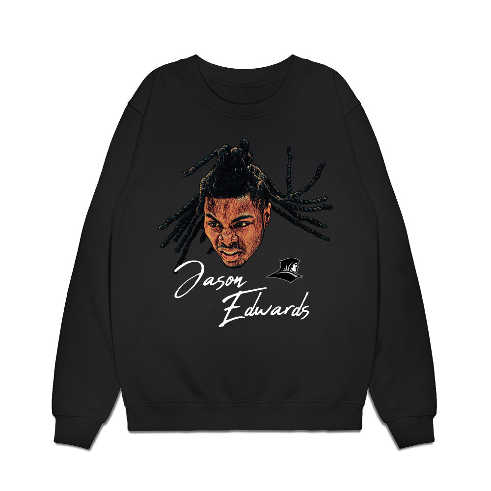 Providence - NCAA Men's Basketball : Jason Edwards - Graphic Premium Crewneck Sweatshirt-0