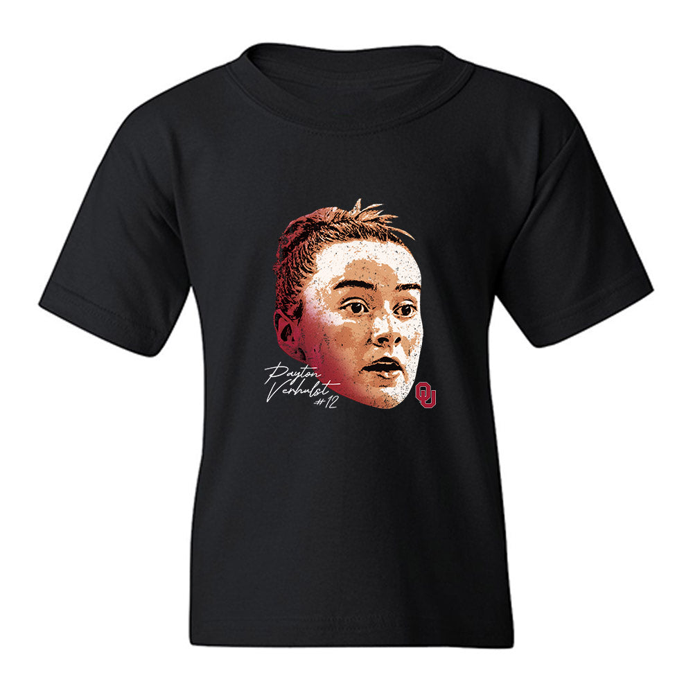 Oklahoma - NCAA Women's Basketball : Payton Verhulst - Graphic Youth T-Shirt-0