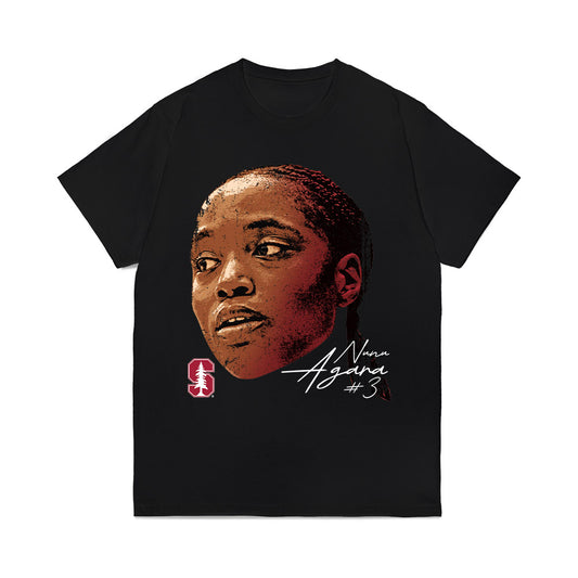 Stanford - NCAA Women's Basketball : Nunu Agara - Game Face Comfort Colors T-Shirt-0