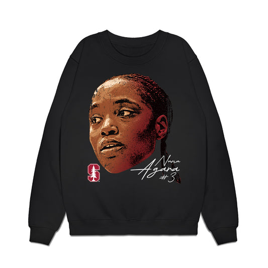 Stanford - NCAA Women's Basketball : Nunu Agara - Game Face Premium Crewneck Sweatshirt-0
