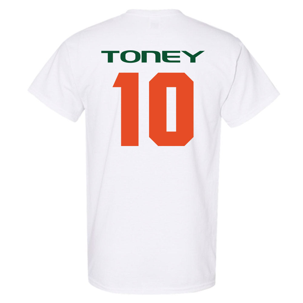 Miami - NCAA Football : Malachi Toney - T-Shirt-1