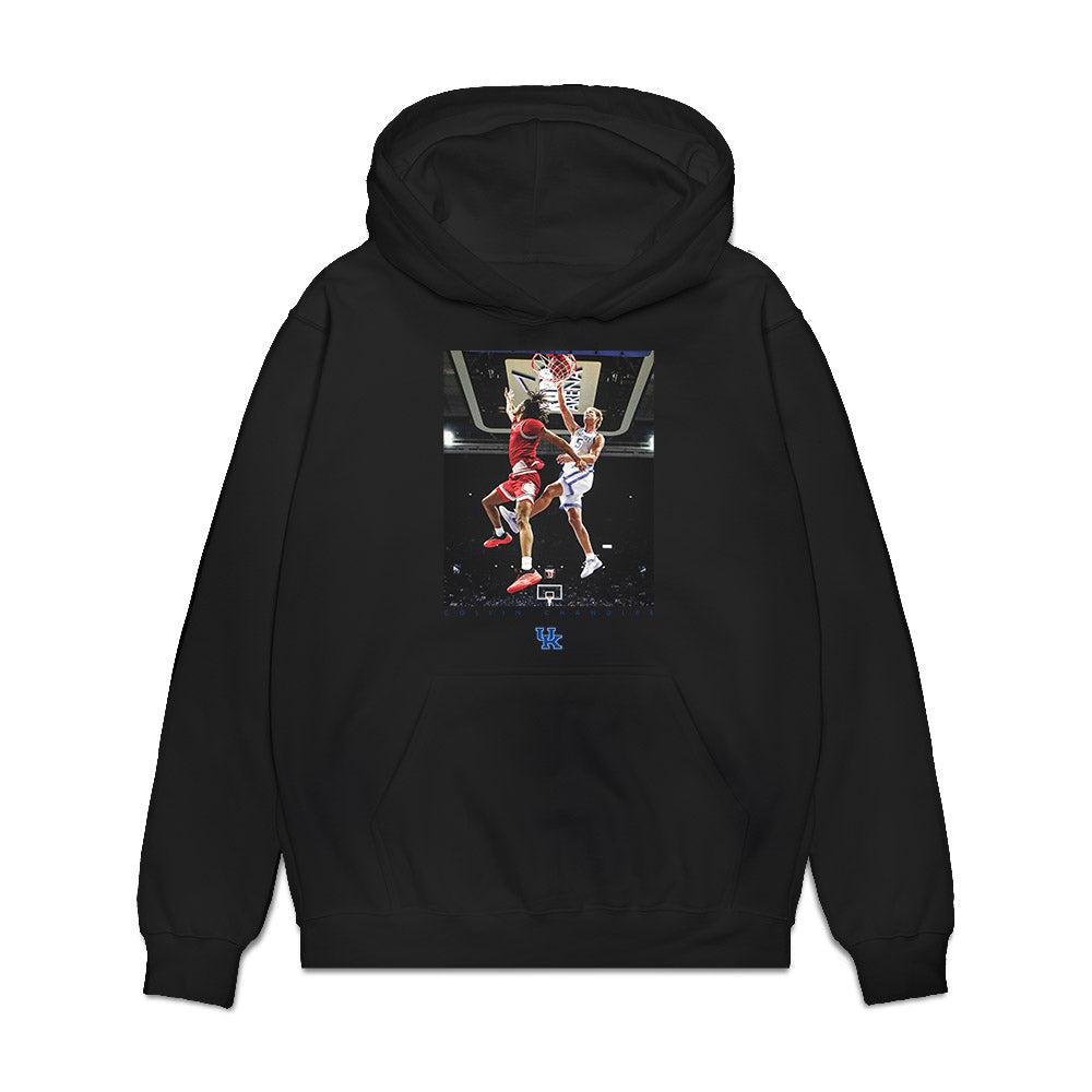 Kentucky - NCAA Men's Basketball : Collin Chandler - Premium Hooded Sweatshirt-0
