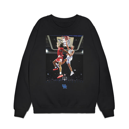 Kentucky - NCAA Men's Basketball : Collin Chandler - Premium Crewneck Sweatshirt-0