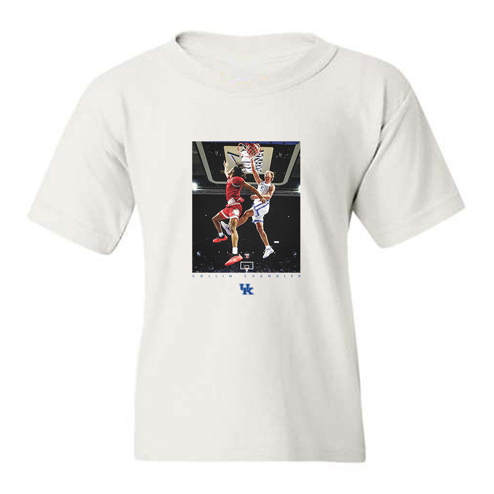 Kentucky - NCAA Men's Basketball : Collin Chandler - Youth T-Shirt-0