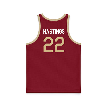 Boston College - NCAA Men's Basketball : Jayden Hastings - Hardwood Reissue Basketball Jersey-1