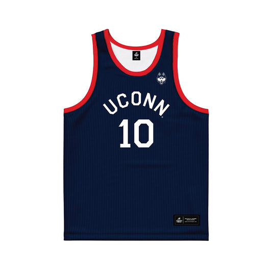 UConn - NCAA Men's Basketball : Rrezon Elezaj - Hardwood Reissue Basketball Jersey-0