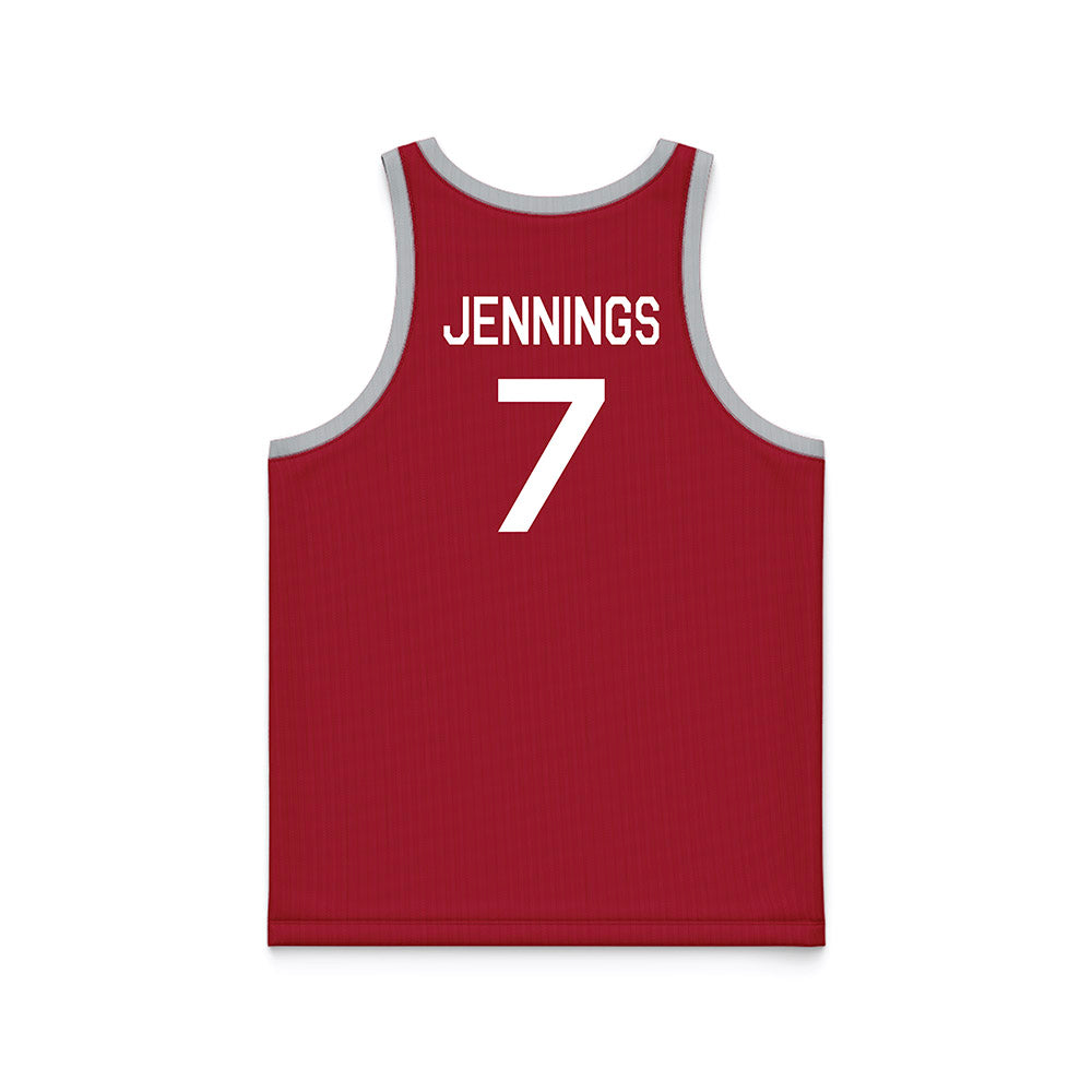 Alabama - NCAA Women's Basketball : Waiata Jennings - Hardwood Reissue Basketball Jersey-1
