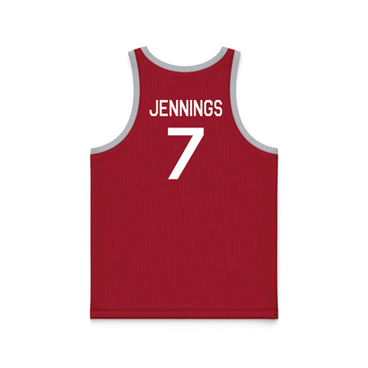 Alabama - NCAA Women's Basketball : Waiata Jennings - Hardwood Reissue Basketball Jersey-1