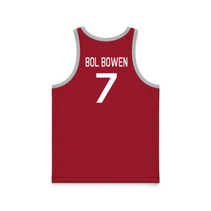 Alabama - NCAA Men's Basketball : Taylor Bol Bowen - Hardwood Reissue Basketball Jersey-1