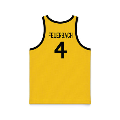 Iowa - NCAA Women's Basketball : Kylie Feuerbach - Hardwood Reissue Basketball Jersey-1