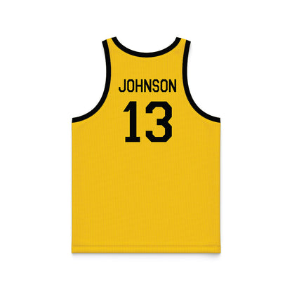 Iowa - NCAA Women's Basketball : Kennise Johnson - Hardwood Reissue Basketball Jersey-1