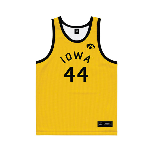 Iowa - NCAA Men's Basketball : Riley Mulvey - Hardwood Reissue Basketball Jersey-0