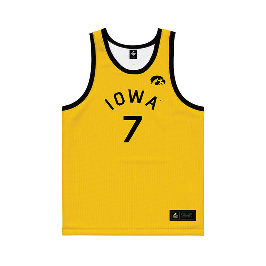 Iowa - NCAA Women's Basketball : Addie Deal - Hardwood Reissue Basketball Jersey-0