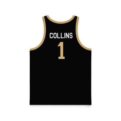 Vanderbilt - NCAA Men's Basketball : Frankie Collins - Hardwood Reissue Basketball Jersey-1