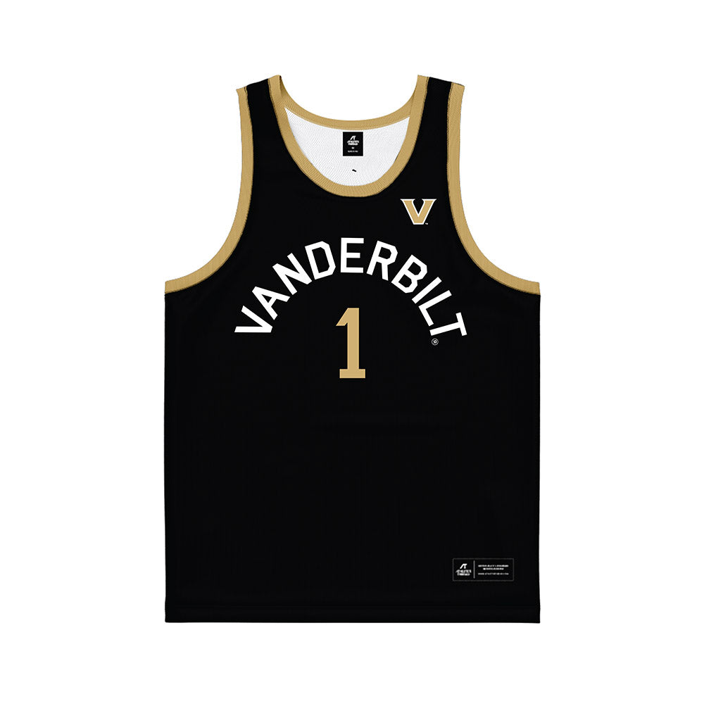 Vanderbilt - NCAA Men's Basketball : Frankie Collins - Hardwood Reissue Basketball Jersey-0