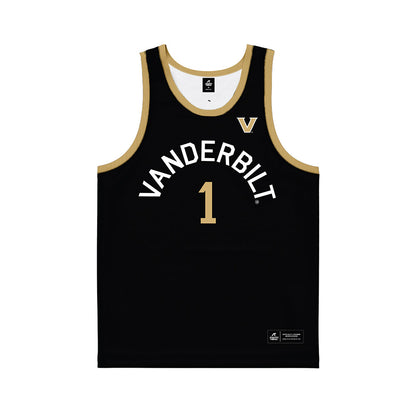 Vanderbilt - NCAA Men's Basketball : Frankie Collins - Hardwood Reissue Basketball Jersey-0
