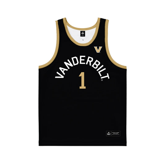 Vanderbilt - NCAA Men's Basketball : Frankie Collins - Hardwood Reissue Basketball Jersey-0