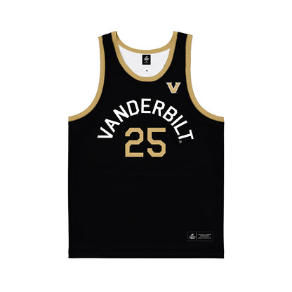 Vanderbilt - NCAA Men's Basketball : Miles Keeffe - Hardwood Reissue Basketball Jersey-0