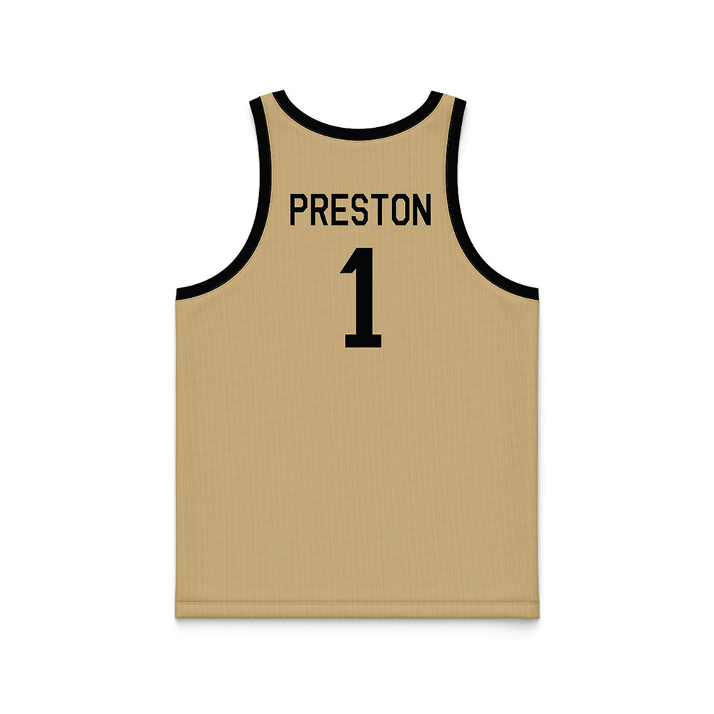 Wake Forest - NCAA Women's Basketball : Raven Preston - Hardwood Reissue Basketball Jersey-1