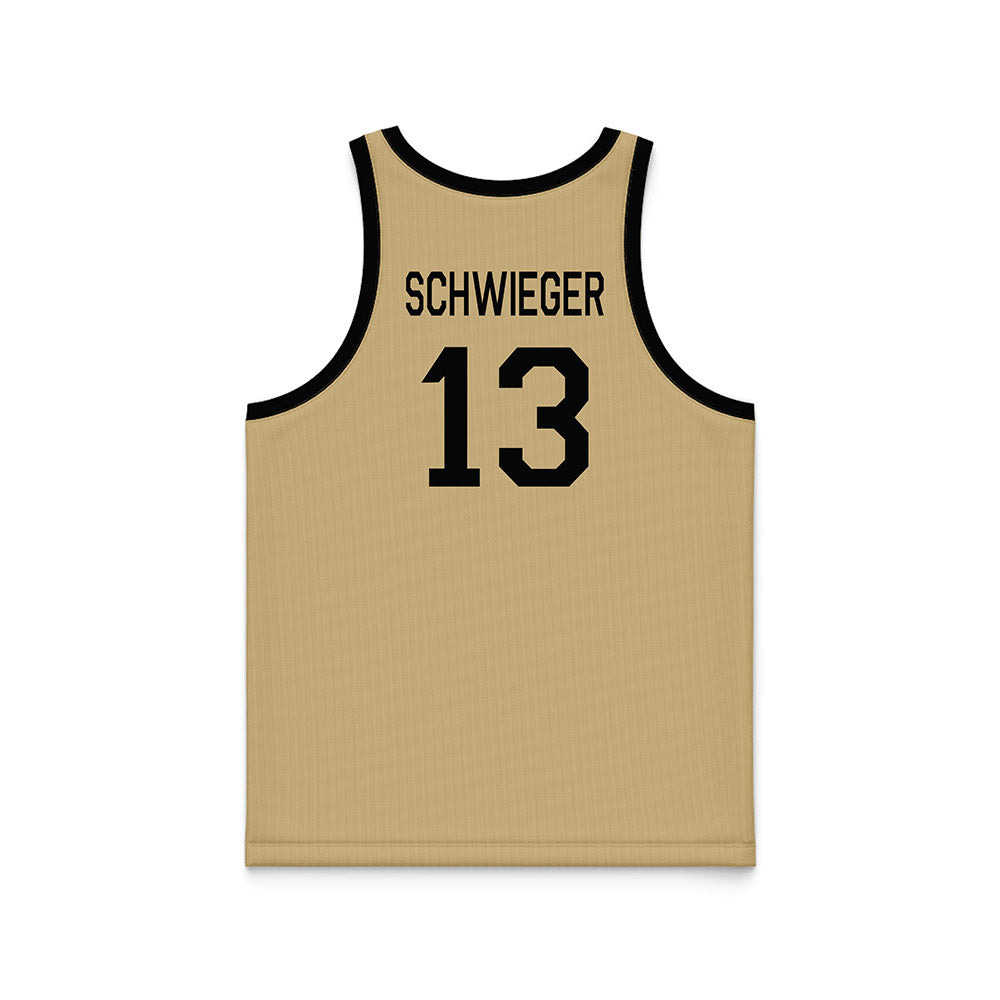Wake Forest - NCAA Men's Basketball : Cooper Schwieger - Hardwood Reissue Basketball Jersey-1