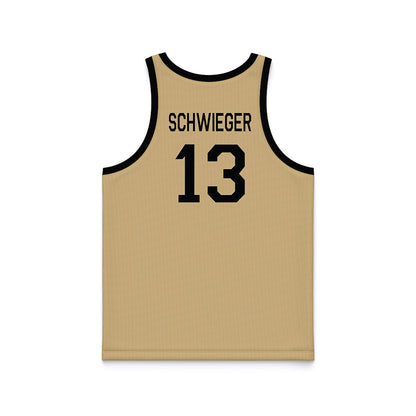 Wake Forest - NCAA Men's Basketball : Cooper Schwieger - Hardwood Reissue Basketball Jersey-1