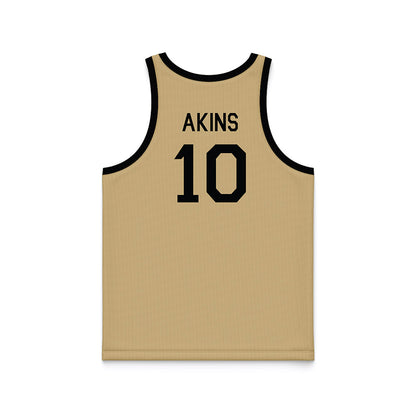 Wake Forest - NCAA Men's Basketball : Sebastian Akins - Hardwood Reissue Basketball Jersey-1