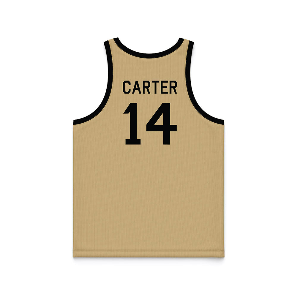 Wake Forest - NCAA Women's Basketball : Mary Carter - Hardwood Reissue Basketball Jersey-1