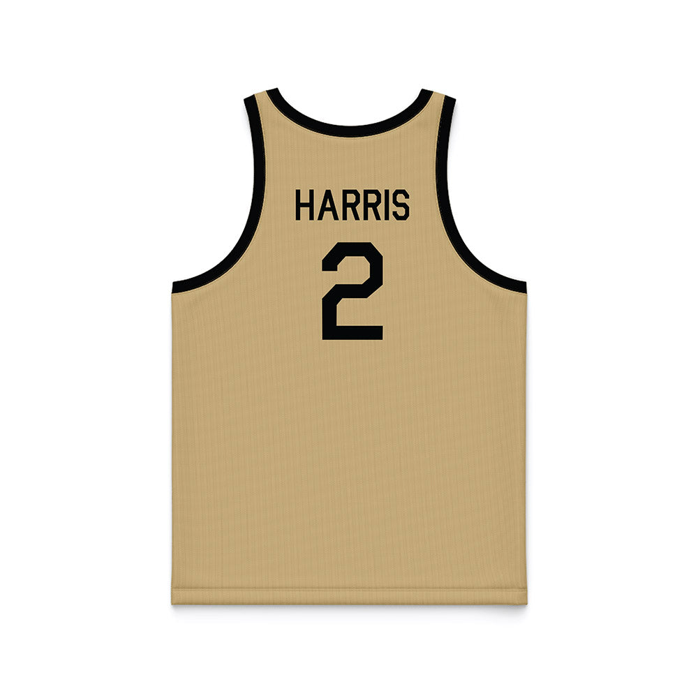 Wake Forest - NCAA Men's Basketball : Juke Harris - Hardwood Reissue Basketball Jersey-1