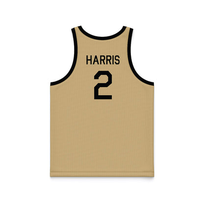 Wake Forest - NCAA Men's Basketball : Juke Harris - Hardwood Reissue Basketball Jersey-1