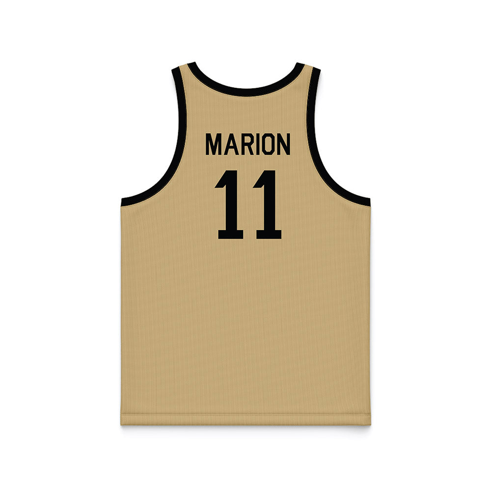 Wake Forest - NCAA Men's Basketball : Marqus Marion - Hardwood Reissue Basketball Jersey-1