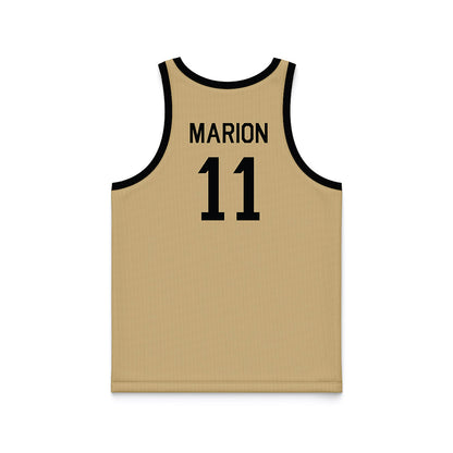Wake Forest - NCAA Men's Basketball : Marqus Marion - Hardwood Reissue Basketball Jersey-1