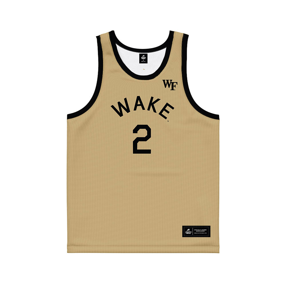 Wake Forest - NCAA Men's Basketball : Juke Harris - Hardwood Reissue Basketball Jersey-0