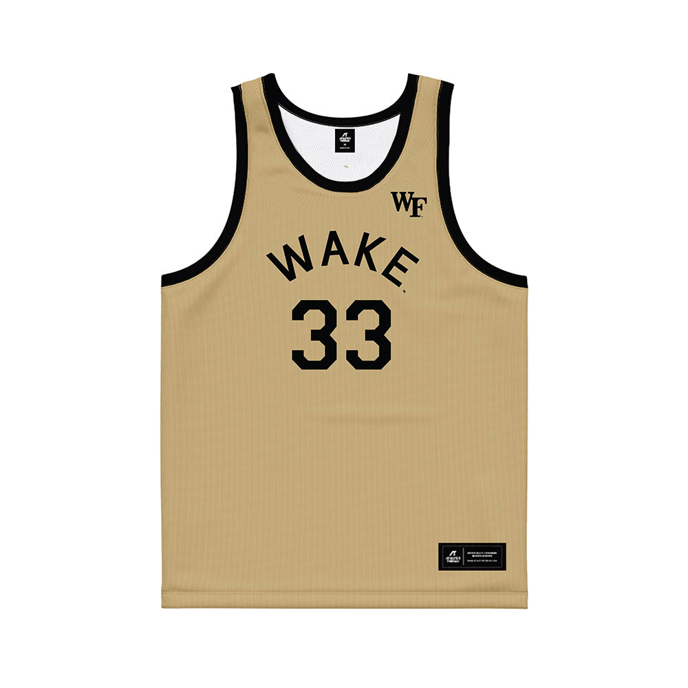 Wake Forest - NCAA Men's Basketball : Dimitrije Kovacevic - Hardwood Reissue Basketball Jersey-0