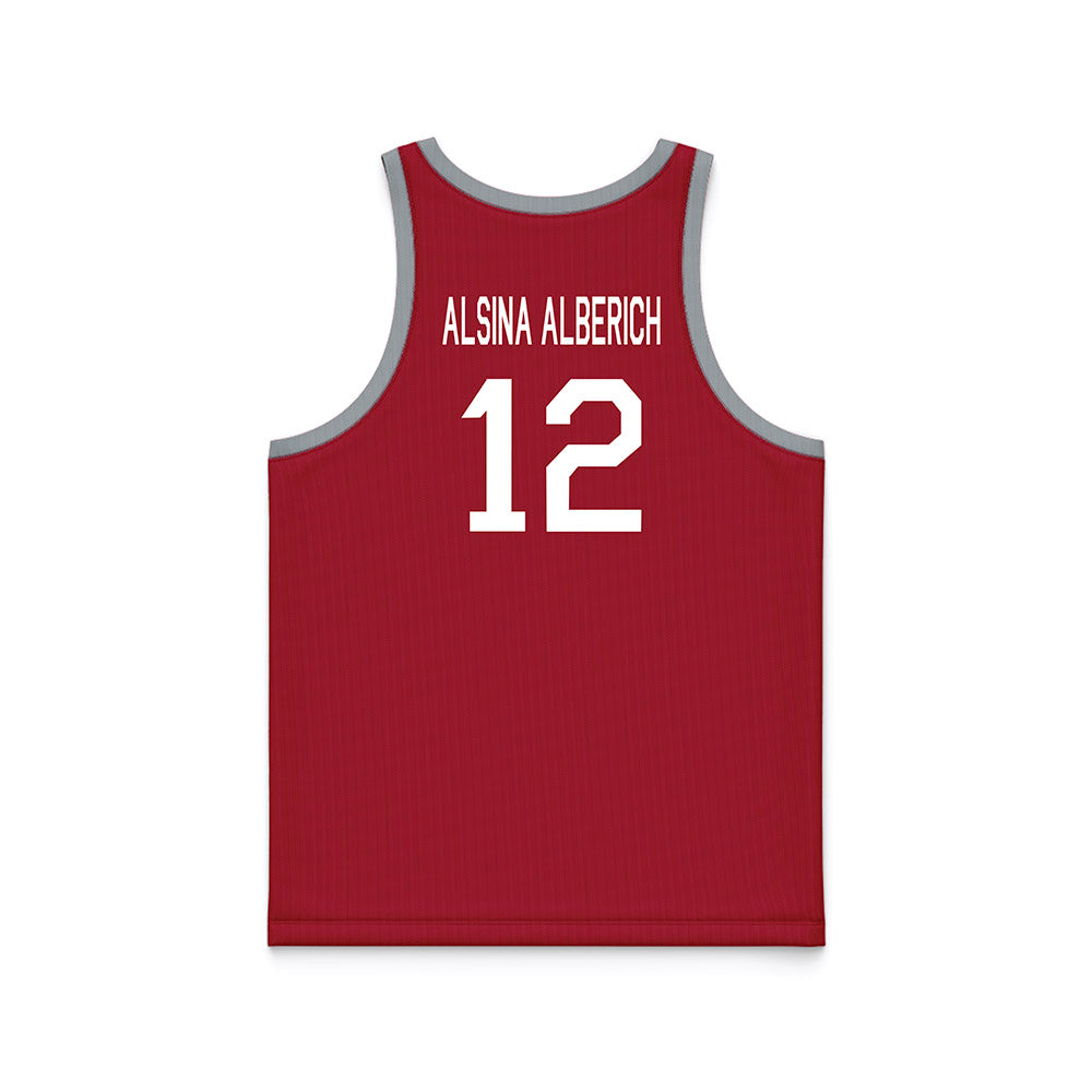 WSU - NCAA Women's Basketball : Marta Alsina Alberich - Hardwood Reissue Basketball Jersey-1